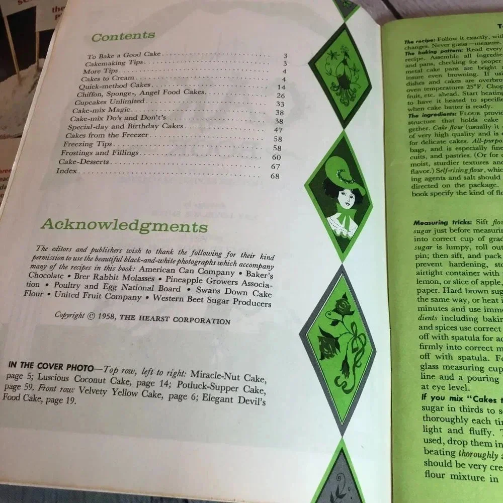 Vintage 1966 PILLSBURY AND 1958 GOOD HOUSEKEEPING pamphlet cookbooks